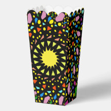 Multi-Coloured Confetti Party Favour Box by Joya E