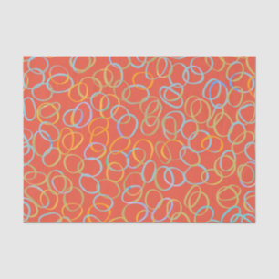 Multi Coloured Cool Abstract Pattern  Tissue Paper