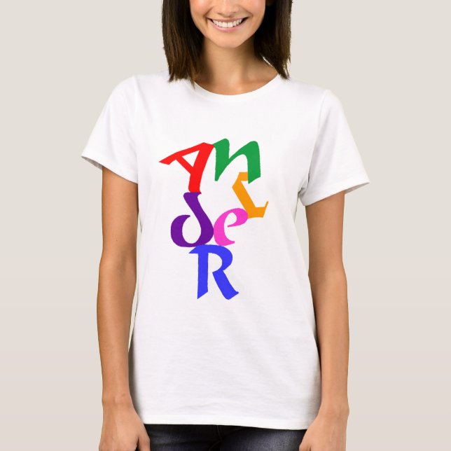 Multi-Coloured Dancer T-Shirt (Front)