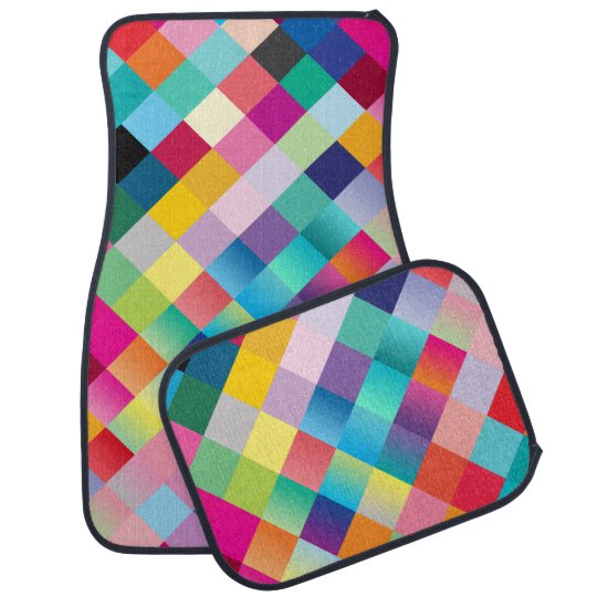 “Multi Coloured Design” Car Mat