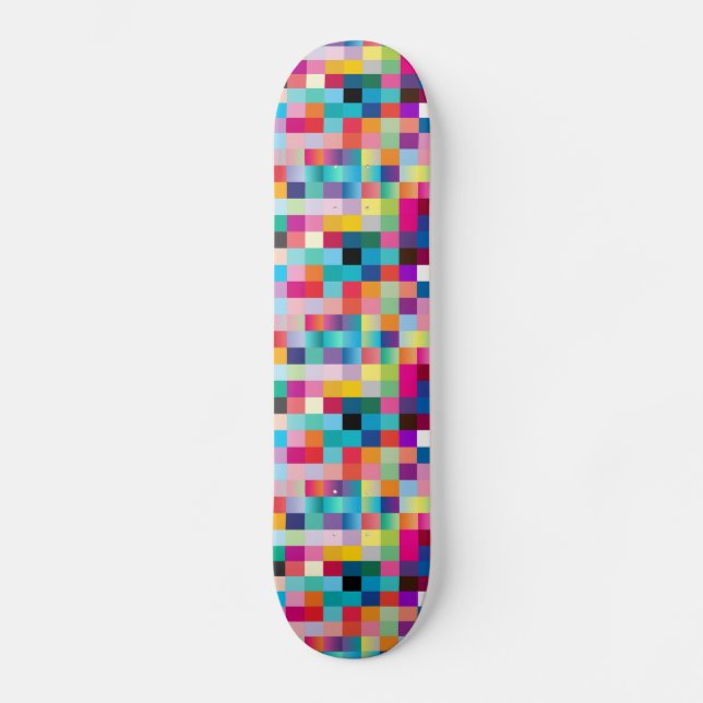 Multi Coloured Design Skateboard (Front)