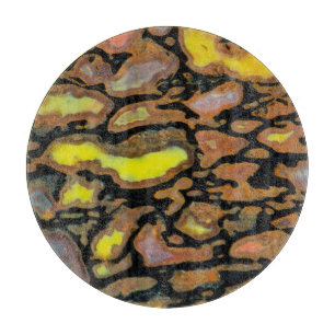 Multi Coloured Dinosaur Bone Cutting Board