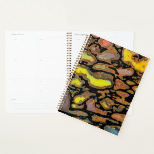 Multi Coloured Dinosaur Bone Planner