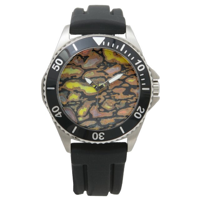 Multi Coloured Dinosaur Bone Watch (Front)