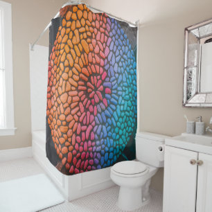 Multi-coloured Dotted Stone Design