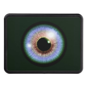 Multi-coloured Eyeball Trailer Hitch Cover