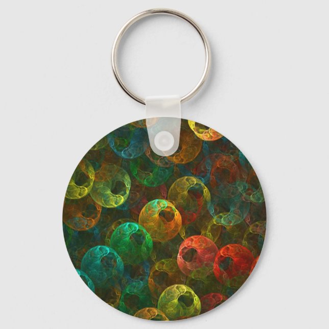 Multi Coloured Eyes Keychain (Front)