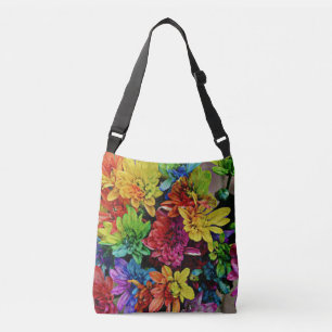 Multi-Coloured Floral Tote Bag
