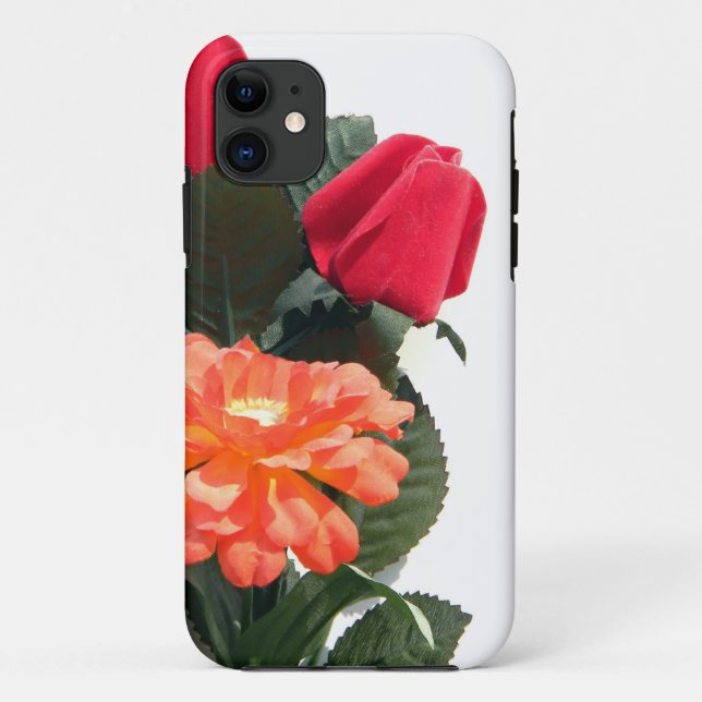 Multi-Coloured Flowers Case-Mate iPhone Case (Back)
