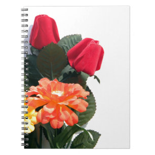 Multi-Coloured Flowers Notebook