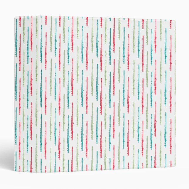 Multi Coloured Flutes Binder (Front/Spine)
