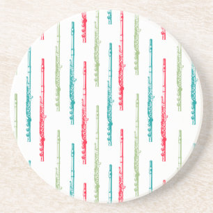 Multi Coloured Flutes Coaster