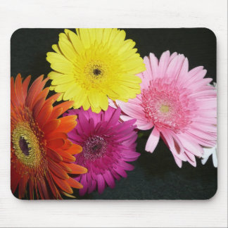 Multi coloured gerbers mouse pad
