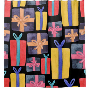 Multi-Coloured Gifts Watercolor Seamless