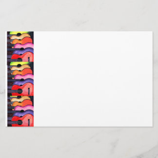 Multi Coloured Guitars Stationery