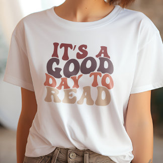 Multi-Coloured It's A Good Day To Read Book Lover T-Shirt