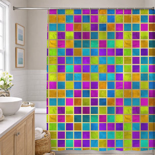 Multi Coloured Jewel Mosaic