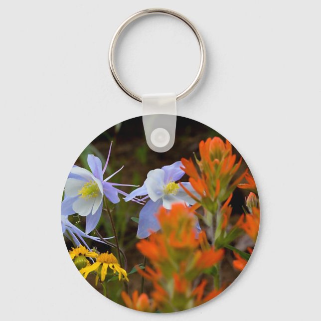 Multi-coloured Keychain (Front)