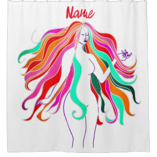 Multi-coloured long-haired goddess Thunder_Cove
