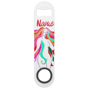 Multi-coloured long-haired goddess Thunder_Cove Bar Key