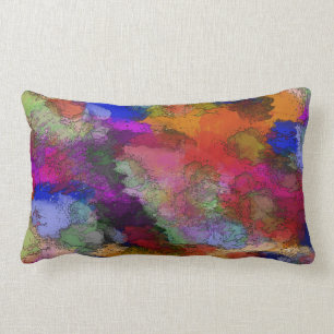 Multi Coloured Lumbar Pillow