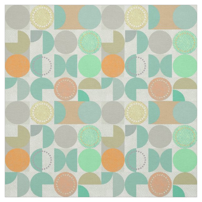 Multi-coloured modern geometric pattern. fabric (Swatch)
