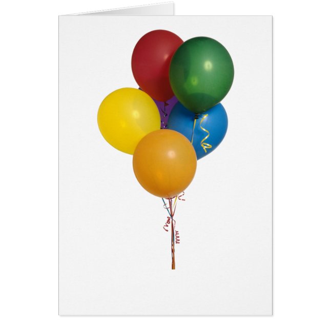 Multi Coloured Party Balloons (Front)