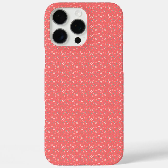 Multi Coloured Pattern Circles Customizable Case-Mate iPhone Case (Back)
