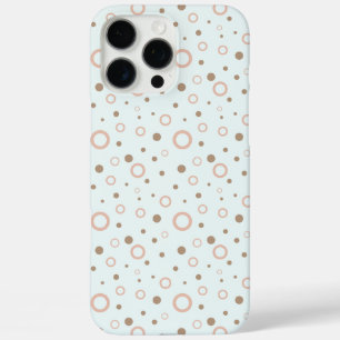 Multi Coloured Pattern Circles Light Green Custom iPhone 16 Pro Max Case