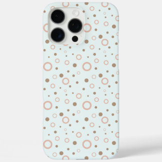 Multi Coloured Pattern Circles Light Green Custom iPhone 16 Pro Max Case