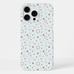 Multi Coloured Pattern Circles Light Green Custom iPhone 16 Pro Max Case
