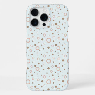 Multi Coloured Pattern Circles Light Green Custom iPhone 16 Pro Max Case