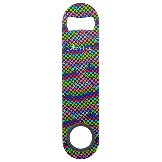 multi-coloured polka dots Thunder_Cove stripes Bar Key (Front)