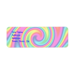 Multi-Coloured Rainbow Twirl