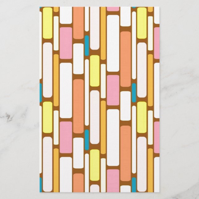 Multi Coloured Retro Art (Front)