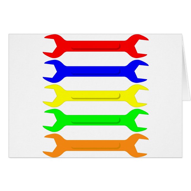 Multi-Coloured Spanners (Front Horizontal)