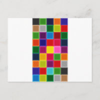 Multi Coloured Squares and Stripes Girly