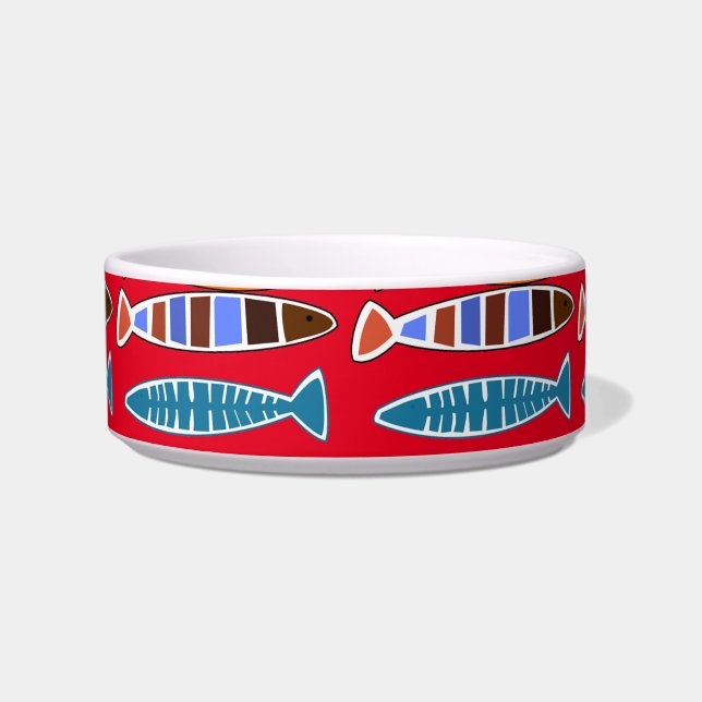 Multi-coloured striped fish Thunder_Cove  Bowl (Front)