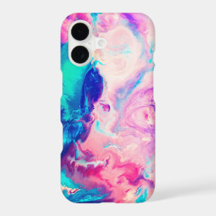 Multi-Coloured Watercolor Swirl Pattern
