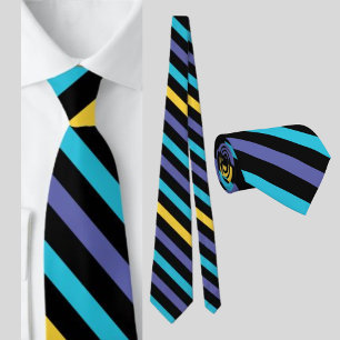 Multi Colourful Striped Tie