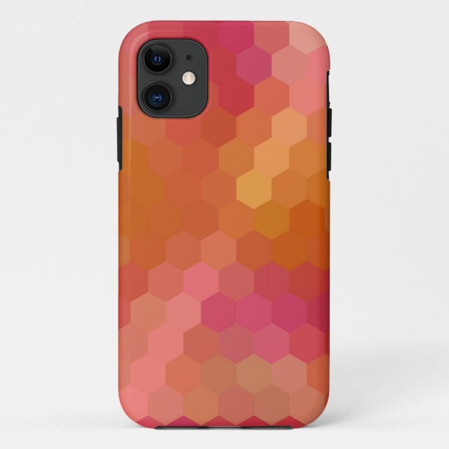 Multi Colours Hexagon Seamless Pattern 2 Case-Mate iPhone Case (Back)