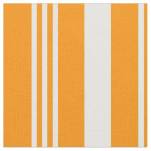 Multi-Column Orange Vertical Stripes Fabric