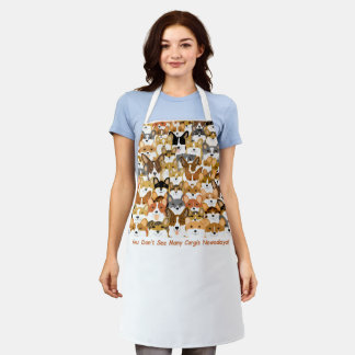 Multi Corgi Apron