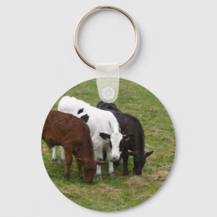Multi-COW-tural Keychain