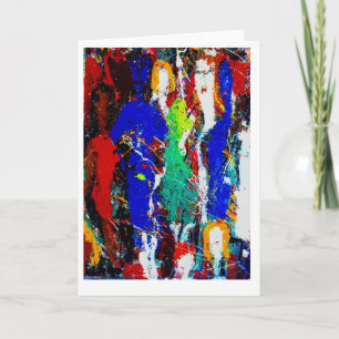 Multi-Cultural Women-Blank Fine Art Greeting Card- Card