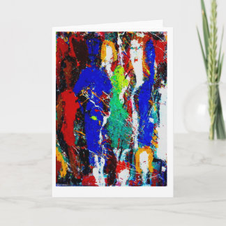 Multi-Cultural Women-Blank Fine Art Greeting Card- Card
