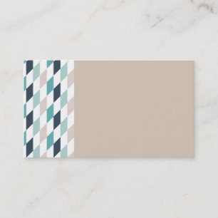 Multi Diamond Pattern Business Cards
