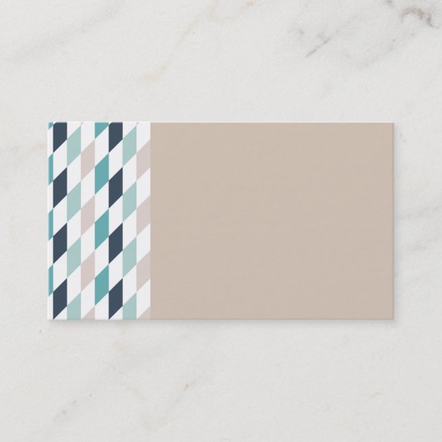 Multi Diamond Pattern Business Cards (Front)