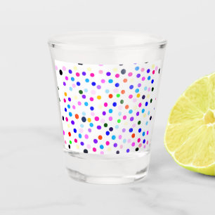 Multi. Dots Shot glass