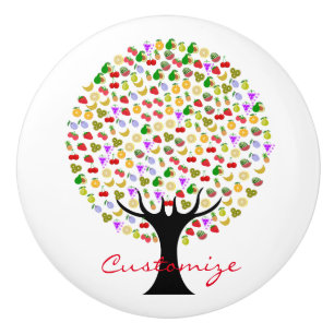 Multi-fruit tree Thunder_Cove Ceramic Knob